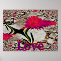 Love Blooming Earth Poster-Customize