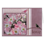 Love blossoms card