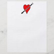 Love Bowling Heart Full Color Flyer