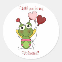 Love Bug: Be My Valentine Stickers