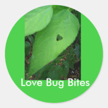 , Love Bug Bites Stickers