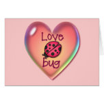 LOVE BUG & HEART BUBBLE by SHARON SHARPE Cards