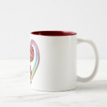 LOVE BUG & HEART BUBBLE by SHARON SHARPE Mug