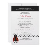 Love Bug Ladybug 5x7 Bridal Shower Invite invitations