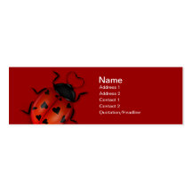 Love Bug Profile Card Business Card Templates