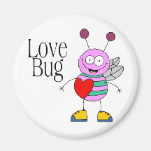 Love Bug Valentine Magnet