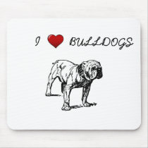 Love Bulldogs mousepads