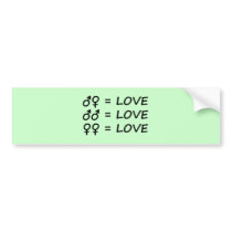 love bumper bumper stickers