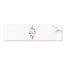 ** LOVE ** BUMPER STICKER