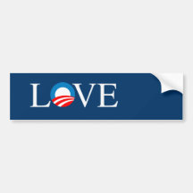 LOVE -- BUMPER STICKER
