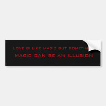 LOVE BUMPER STICKER