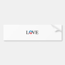 LOVE -- BUMPER STICKERS
