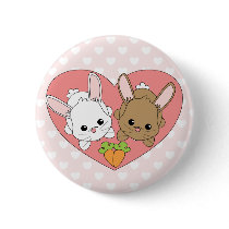 Love Bunnies Button