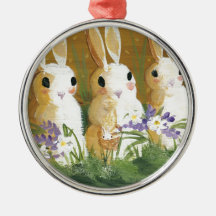 love bunnies christmas ornaments