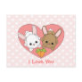 Love Bunnies Post Card