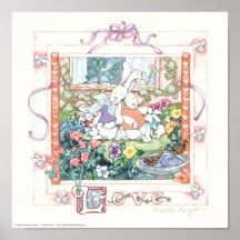 Love Bunnies Print