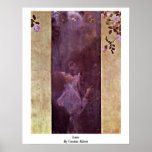 Love By Gustav Klimt Poster