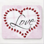 Love Candy Hearts mousepad mousepads