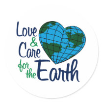 Love & Care for the Earth Sticker