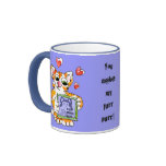 Love Cat Heart Mug to Personalize