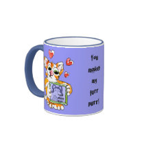 Love Cat Heart Mug to Personalize