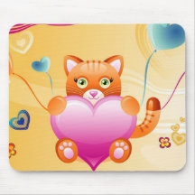 Love Cat Mousepad