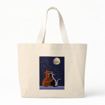 Love cats tote bags