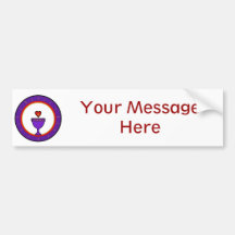 Love Chalice Customizable Bumper Sticker