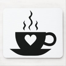 Love Coffee Mouse Mats