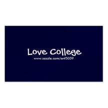 Love College, www.zazzle.com/anf5059 Business Card