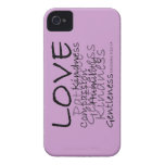 Love (Colossians 3) Case Case-Mate iPhone 4 Case