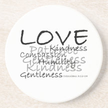 Love (Colossians 3) Coasters