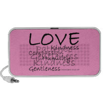 Love Colossians 3 Doodle Travel Speaker