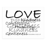 Love Colossians 3 Postcard