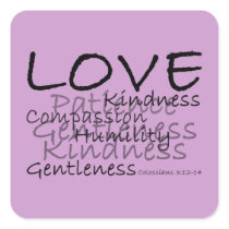 Love (Colossians 3) Stickers