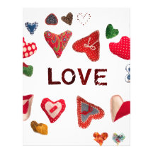 love concept letterhead design
