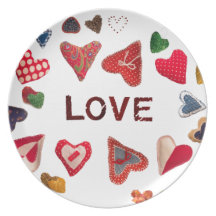 love concept plates