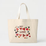 love concept tote bags