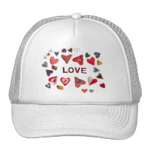 love concept trucker hats