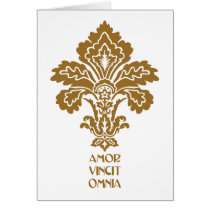 Love Conquers All (brown) Cards