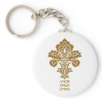 Love Conquers All (brown) Key Chains