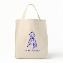 Love Courage Hope Butterfly -  Anal Cancer Bag