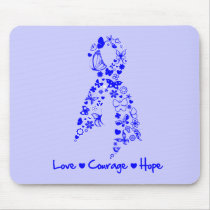 Love Courage Hope Butterfly -  Anal Cancer