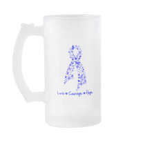 Love Courage Hope Butterfly -  Anal Cancer Mug