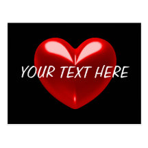 LOVE CUSTOMIZABLE POSTCARD