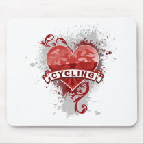 Love Cycling Mouse Pads