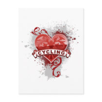 Love Cycling Postcard