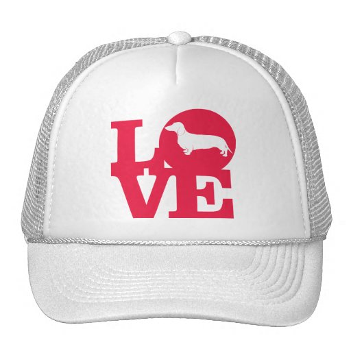 Love Dachshunds !!! Mesh Hat