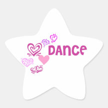 Love Dance Star Stickers
