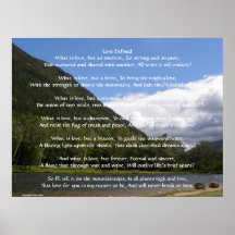 Love Defined Poster